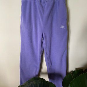 Stussy BASIC POLAR FLEECE PANT - Purple - XL